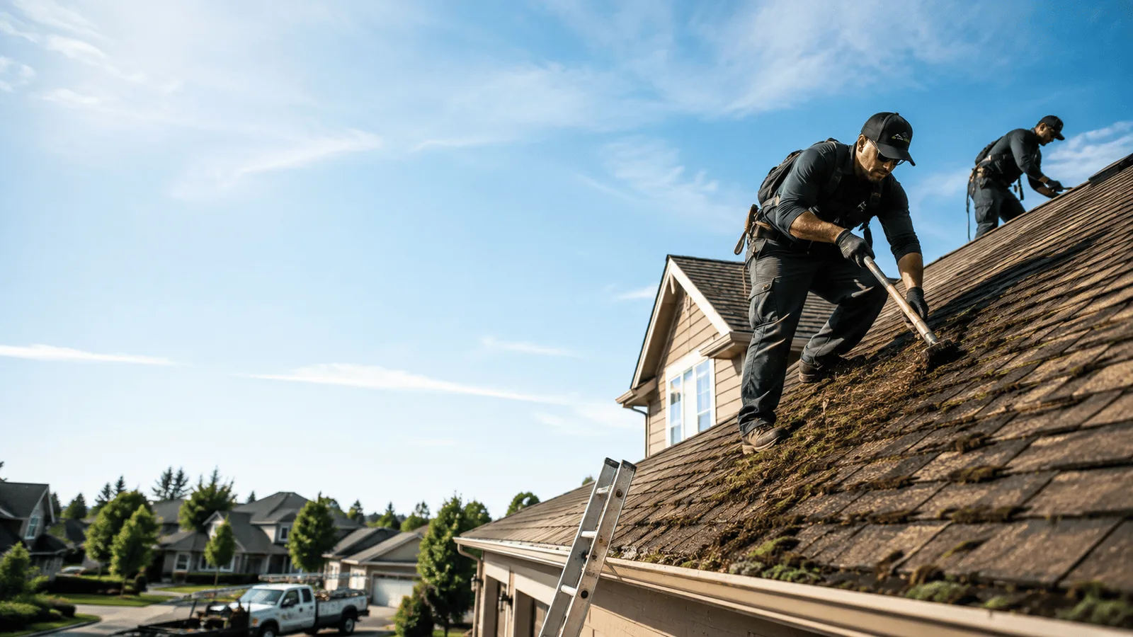 Roof Moss Removal in Round Rock, TX near me